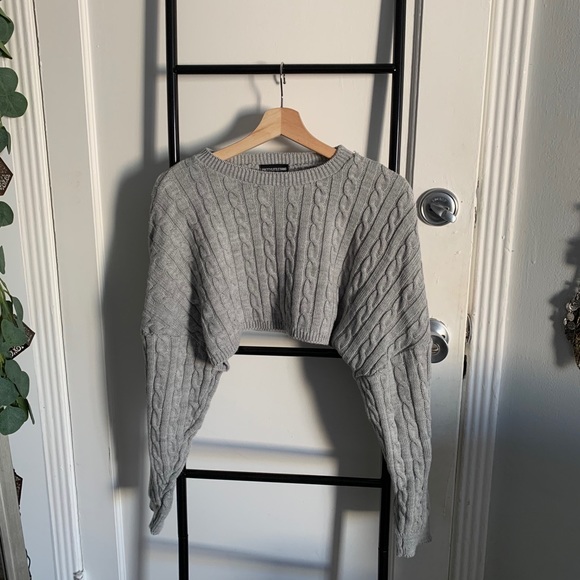 PrettyLittleThing Sweaters - PLT Cropped Sweater - S